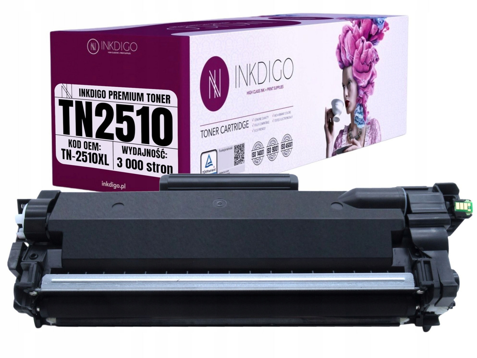 Toner Do Tiskárny Brother MFC-L2860DWE DCP-L2627DWE Náhrada TN2510 XL
