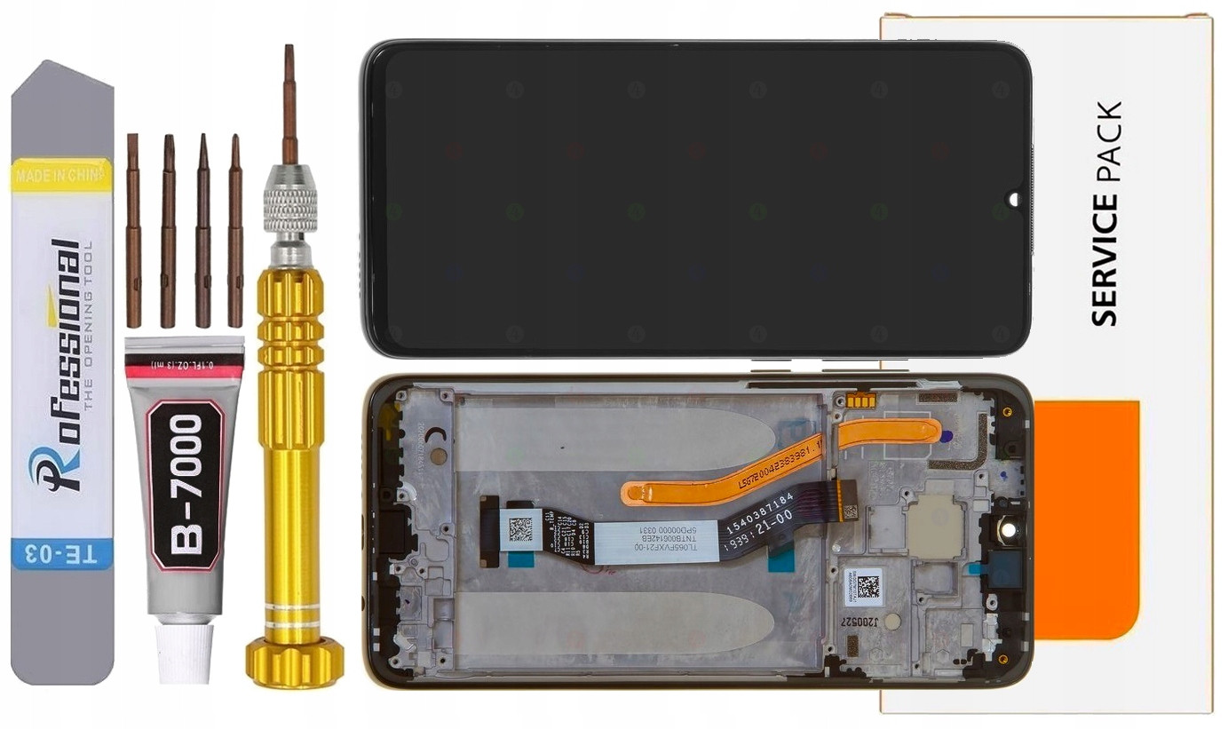 Displej Pro Xiaomi Redmi Note 8 Pro 2-SIM Originál LCD +rámeček