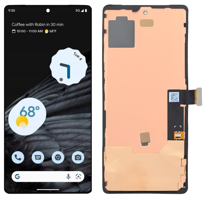 LCD Displej Pro Google Pixel 7 Oled Velká Plocha Obrazovky Rámeček