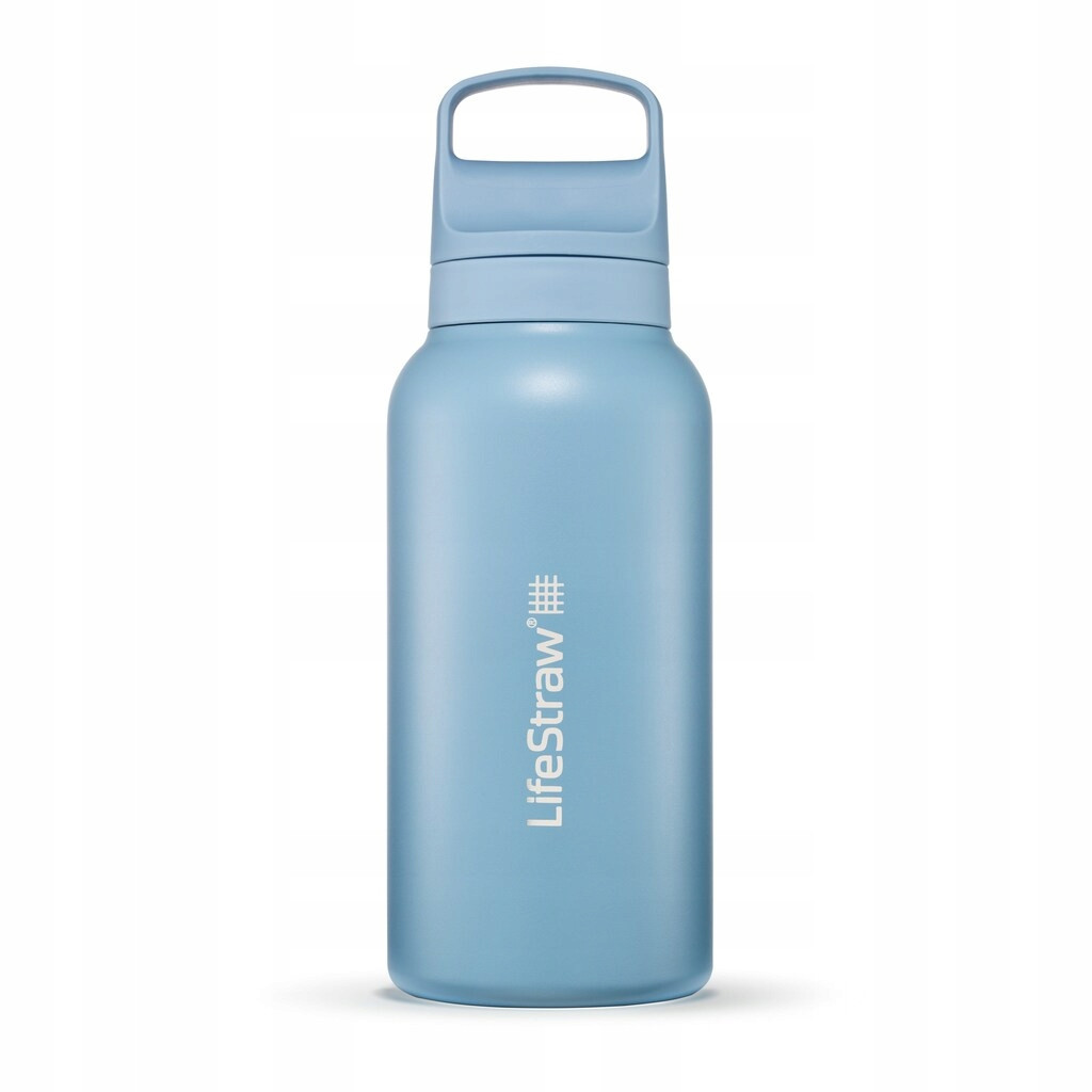 Filtrační láhev rukojeť LifeStraw Go 2.0 Stainless Steel 1000 ml Modrá