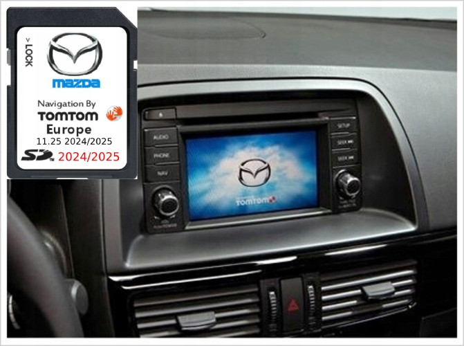 Mapa NB1 Tomtom Mazda 6 CX-5 CX-9 Eu 2024 11.25 Evropa