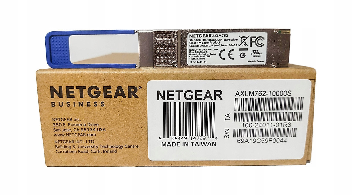 Netgear AXLM762 Smf 40G LR4 10km QSFP+vysílač