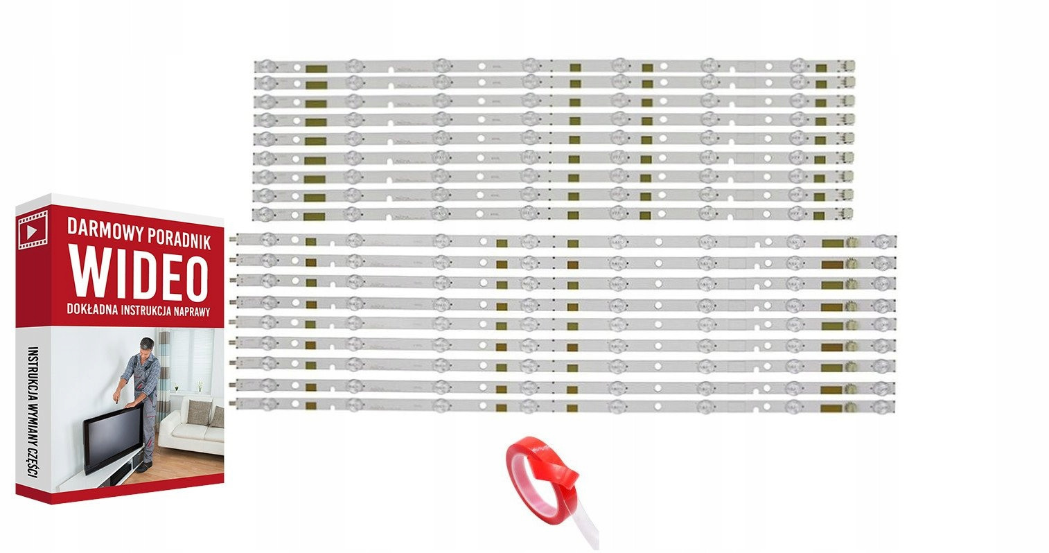 Podsvícení led lišty 55L7453DB 55L7453 barra de luz SVT550AA0_REV04_L-R