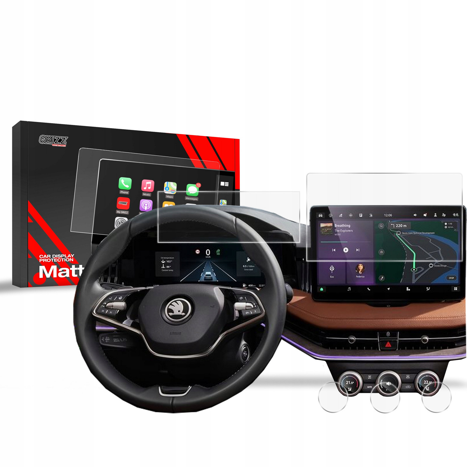 5v1 Fólie Matná pro Škoda Kodiaq 2 10