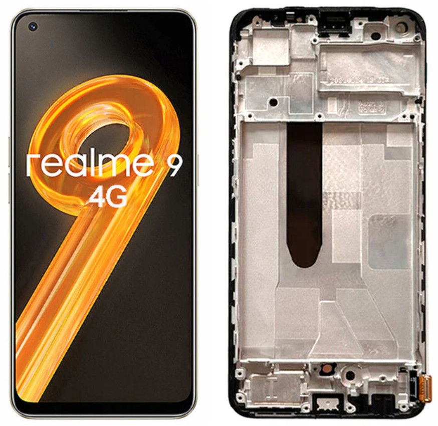 Dotykový Displej Pro Realme 9 4G RMX3521 Rámeček Oled