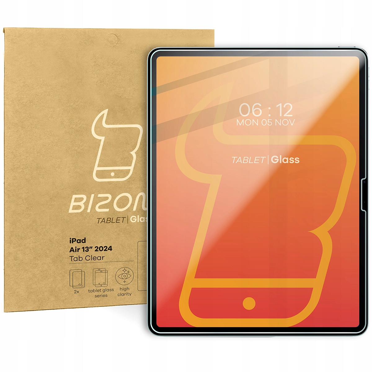 Tvrzené sklo, ochranné na tablet, Bizon pro iPad Air 13