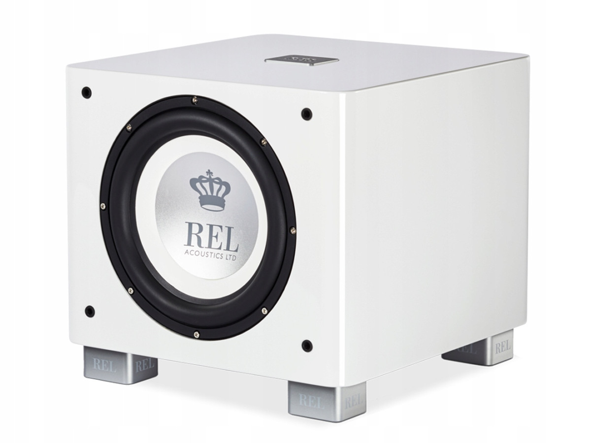 Rel T/9x Hi-Fi subwoofer s pasivní membránou Bílý