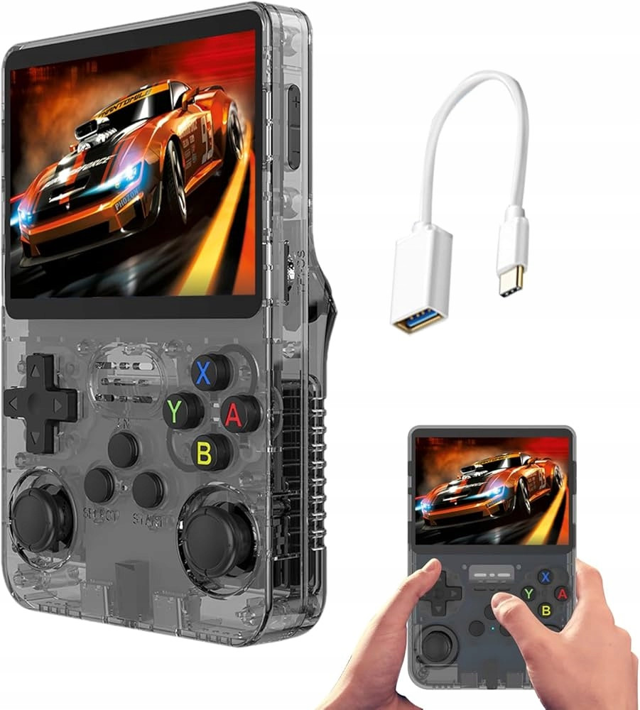 Přenosná Mobilní Mini Retro Herní Konzole 15000 Hry Linux 64GB Gameboy