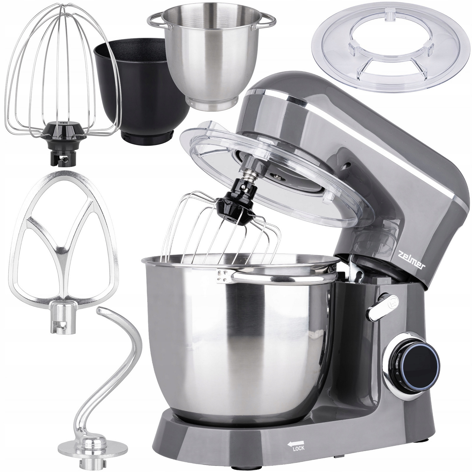 Planetární Kuchyňský Robot Zelmer Multifunkční Mixér 3 Míchadla 5L 1300W