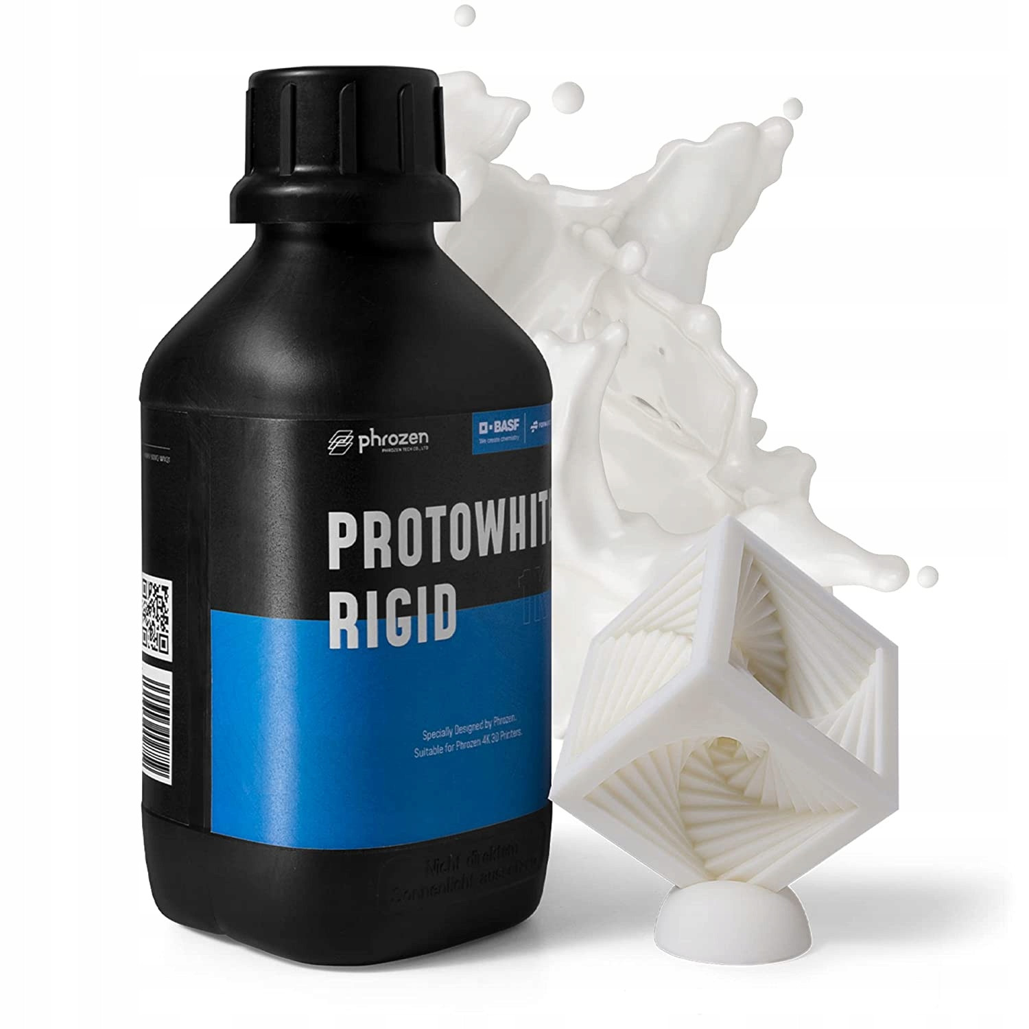 Pryskyřice Phrozen ProtoWhite Rigid 1 kg Přesná pryskyřice pro tisk