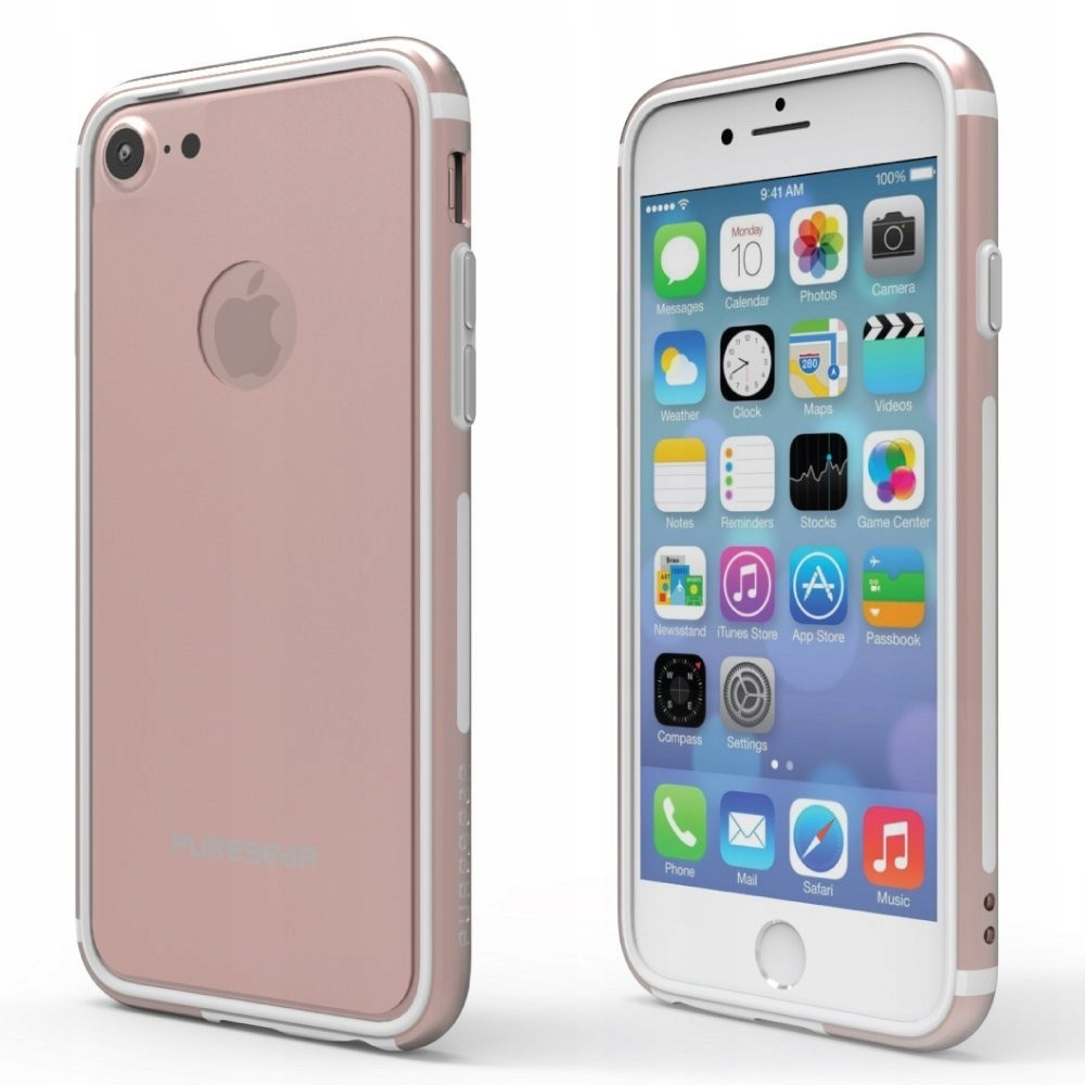 Pouzdro PureGear pro iPhone 6/6s/7 GlassBak 360 Rose