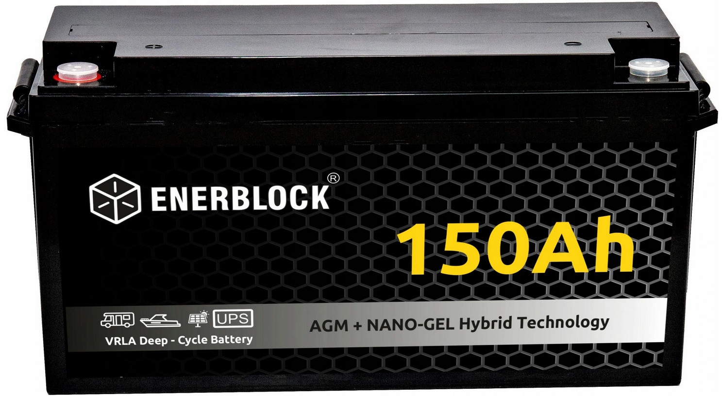 Akumulátor Gelová Hybrid Agm 12V 150Ah Pro Loď Ups Kampera