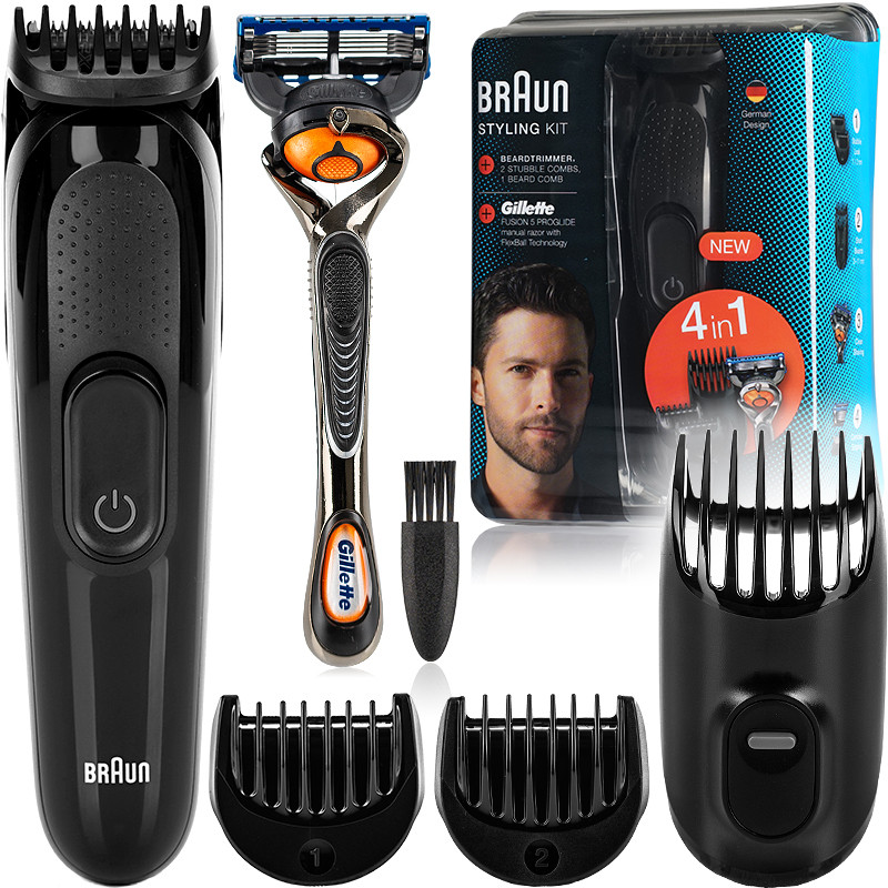 Zastřihovač Vlasů Vousů Braun SK30004in1 +Gillette ProGlide
