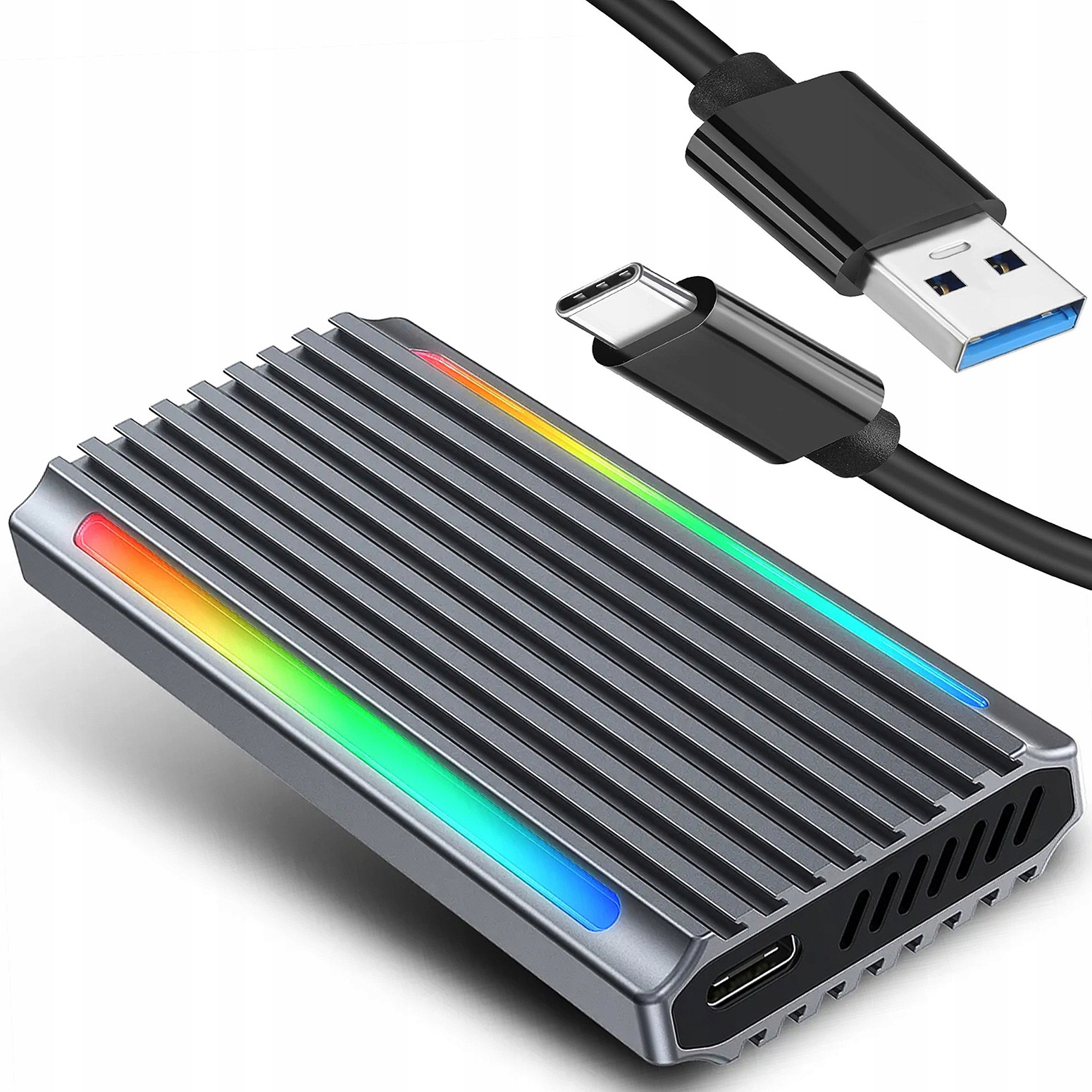 Pouzdro Na Ssd Nvme M.2 Adaptér Usb 3.1 Typ C Čipová sada Realtek RTL9210B