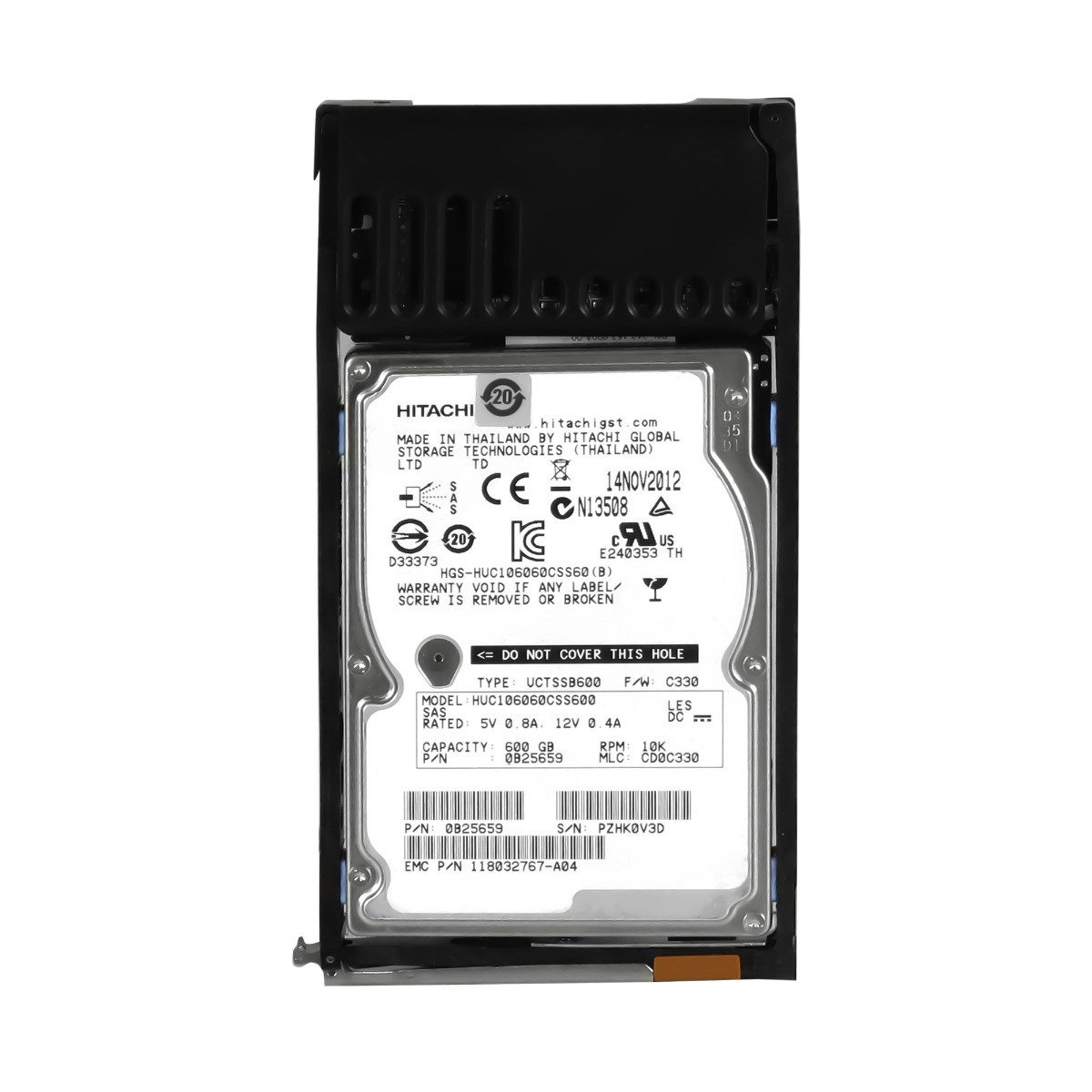 Emc 118032767-A04 005050297 600 Gb 10K 64 Mb Fc 2,5'' HUC106060CSS600