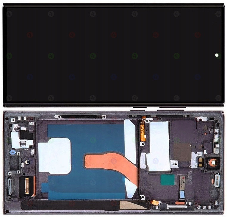 Displej Pro Samsung Galaxy S22 Ultra 5G S908 S908B Oled LCD +rámeček