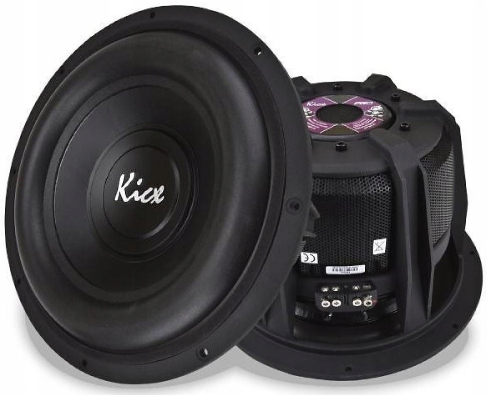 Kicx Pro 302 Subwoofer Auto 30cm 12palců 1200W 2x2 Ohm Kvalitní Bas