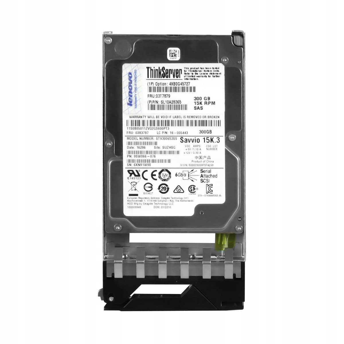 Lenovo 03T7879 SL10A28365 300GB SAS-2 15K 64MB 2,5'' ST9300653SS