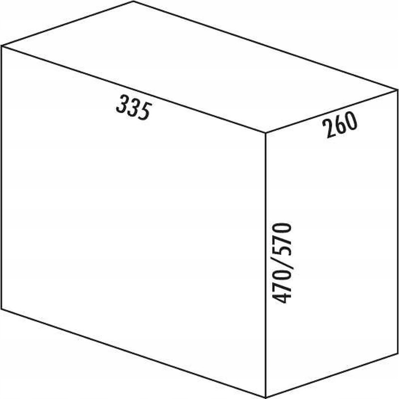 Odpadkový koš zásuvkový Bio Single 30 Dt 26l Wesco