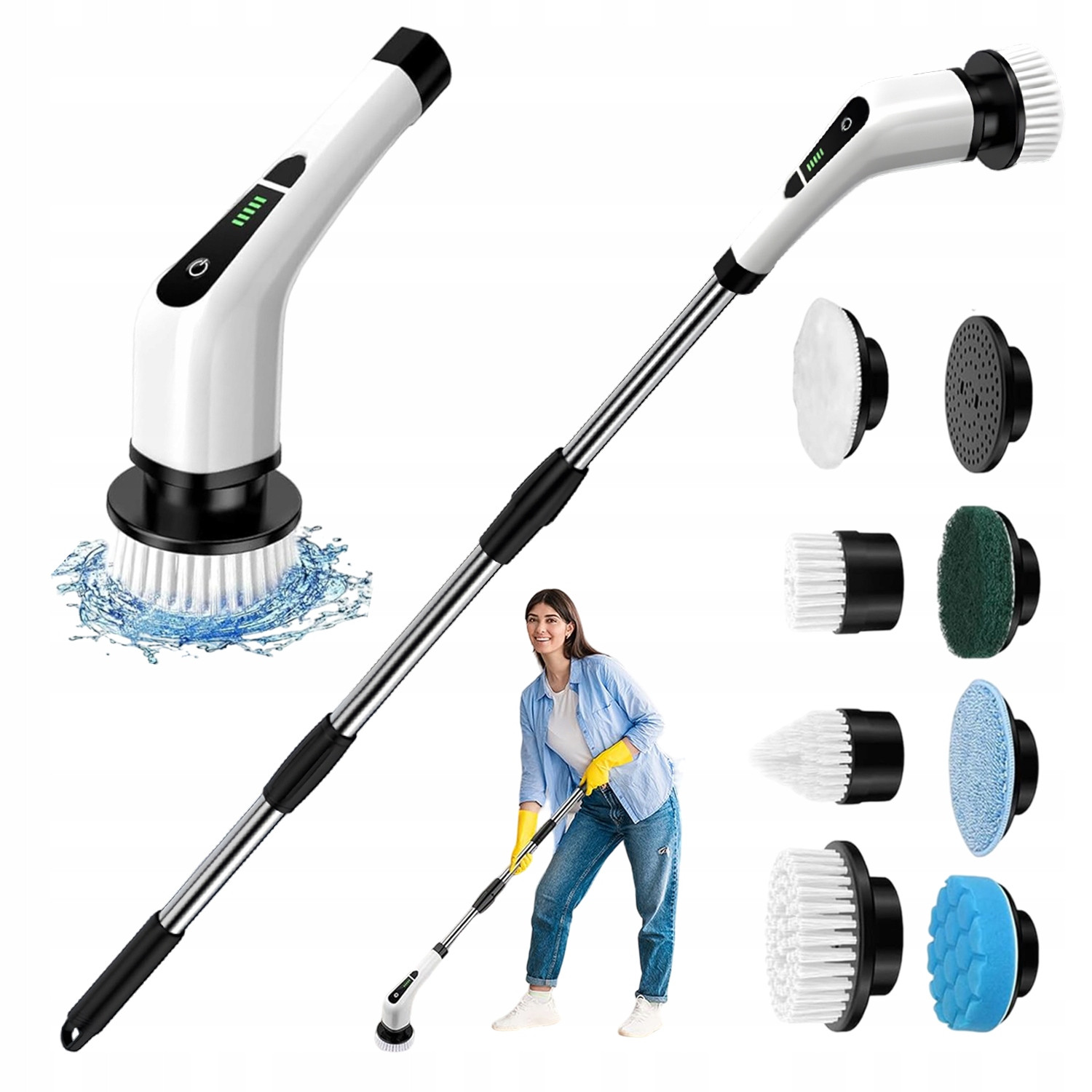 7 V1 Elektrický Čisticí Kartáč Pro Domácnost Bezdrátový