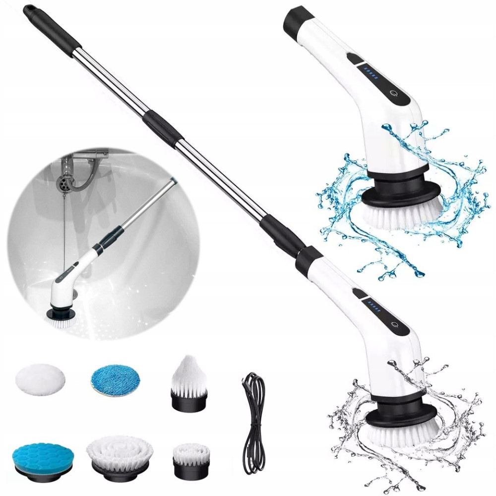 Rotační Mop Elektrický Čisticí Kartáč Nastavitelný 400 Rpm