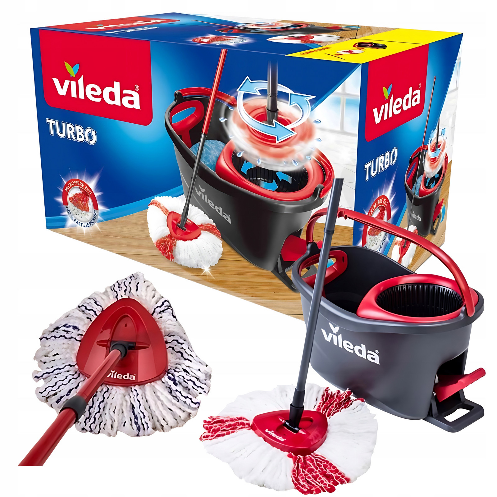 Rotační Mop Vileda Turbo Ergonomický Design Pro Úklid Brkos