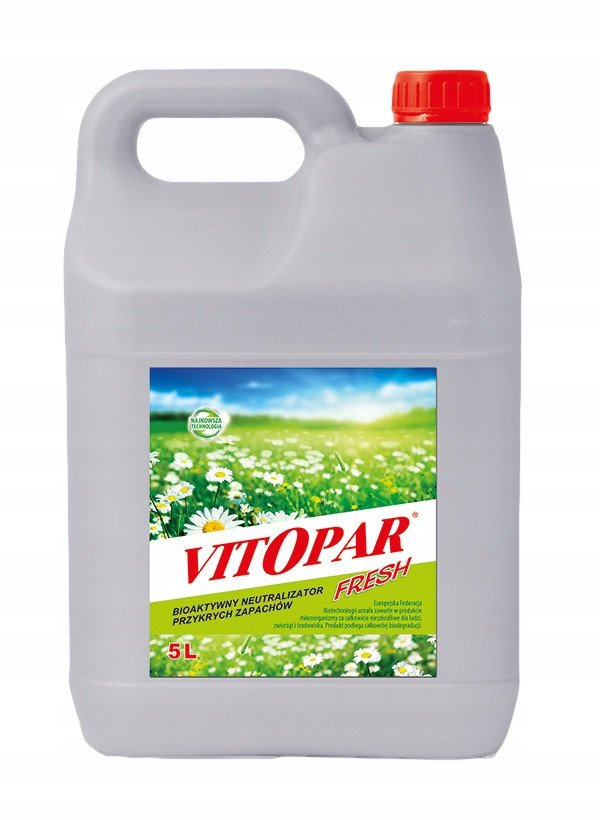 Sklo silný neutralizátor pachů smradu kanalizace Vitopar Fresh 5L