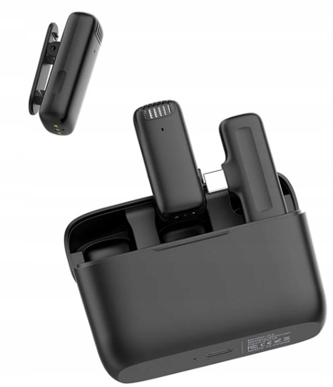 Usb-c Type-c bezdrátový mikrofon pro Android Ios Ulanzi J12