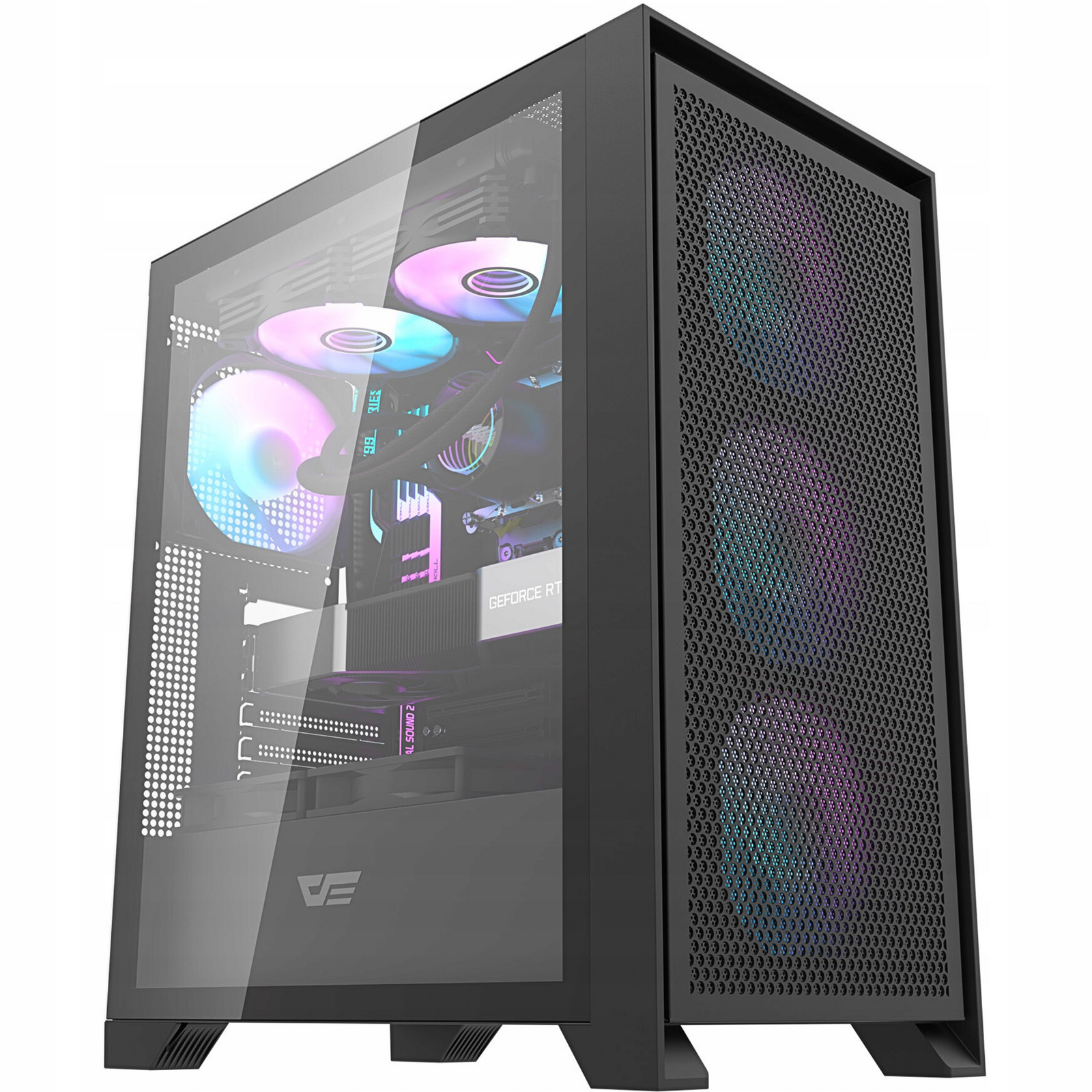 DarkFlash DRX70 Mesh Počítačová skříň Atx Midi Tower Gaming