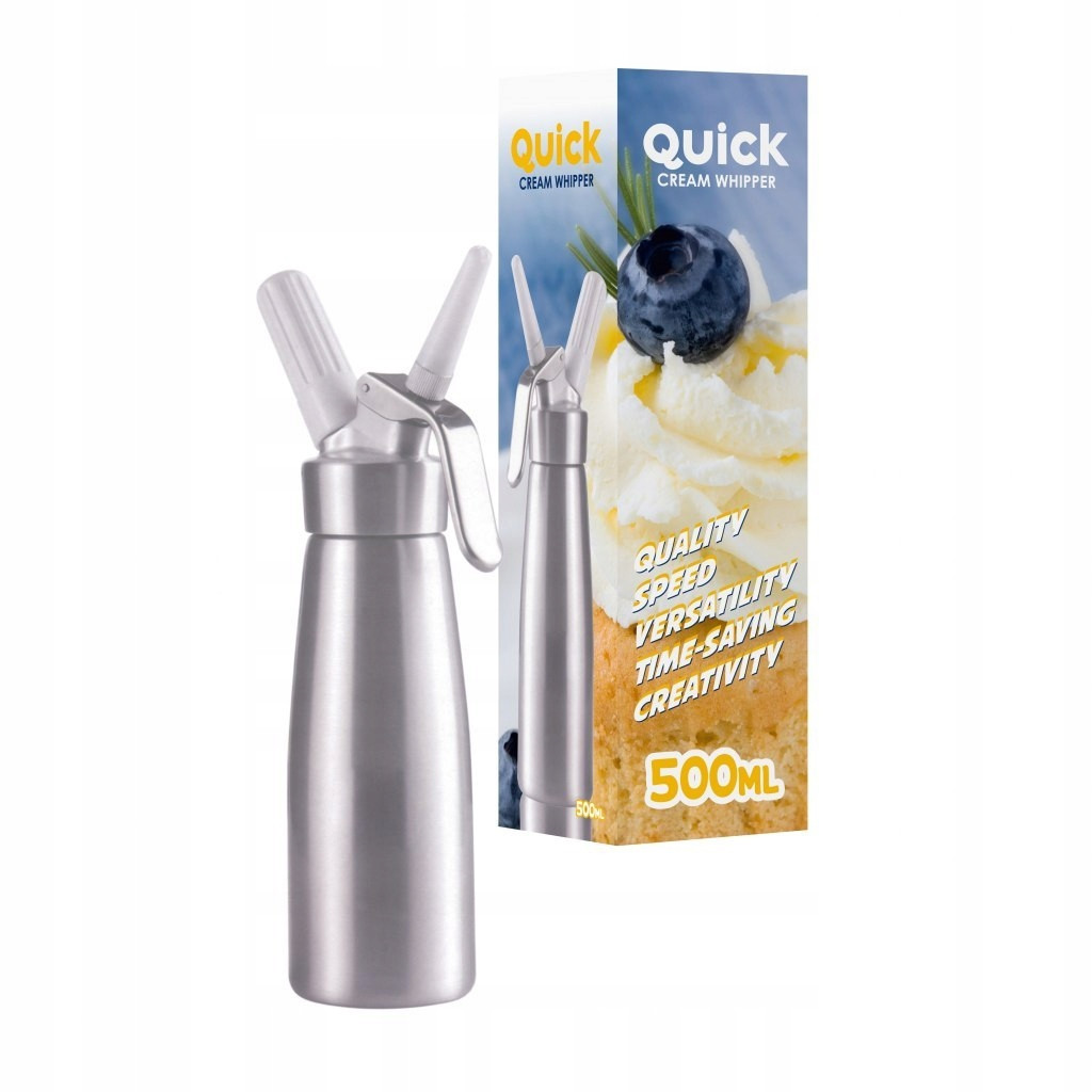 Art Saturátor Šlehačky Quick Cream Whipper KA-01 A 0,5L Náboje N2O