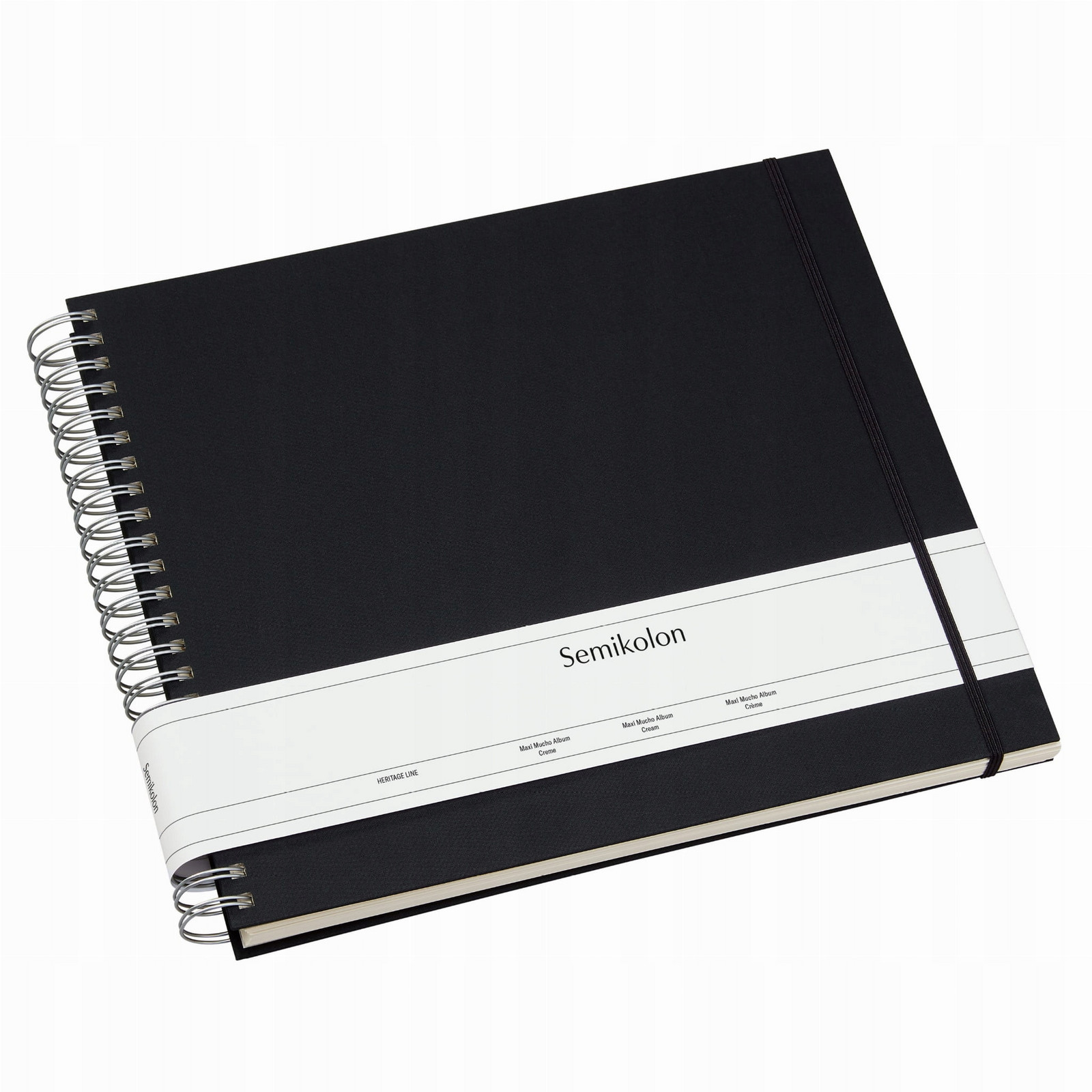 Album Semikolon Maxi Mucho, krémové kartičky, černé