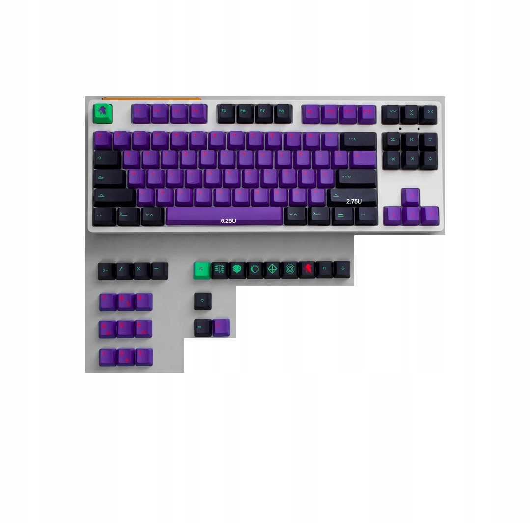 Klávesy pro Mechanickou klávesnici Pbt Profile Cherry 129ks Gmk Eva