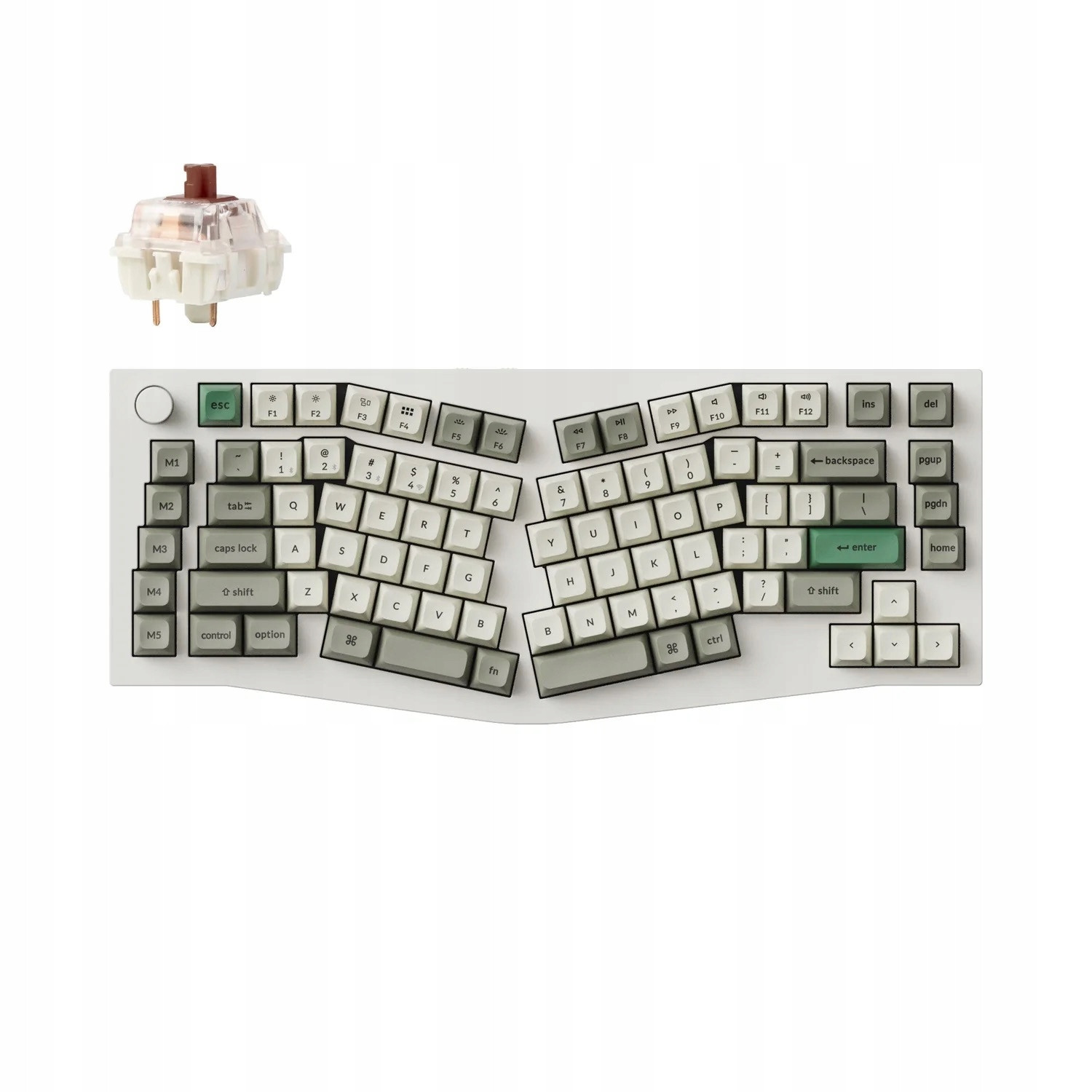 Keychron Q10 Max Bezdrátová Mechanická Klávesnice, Alice Layout Q10M-P3