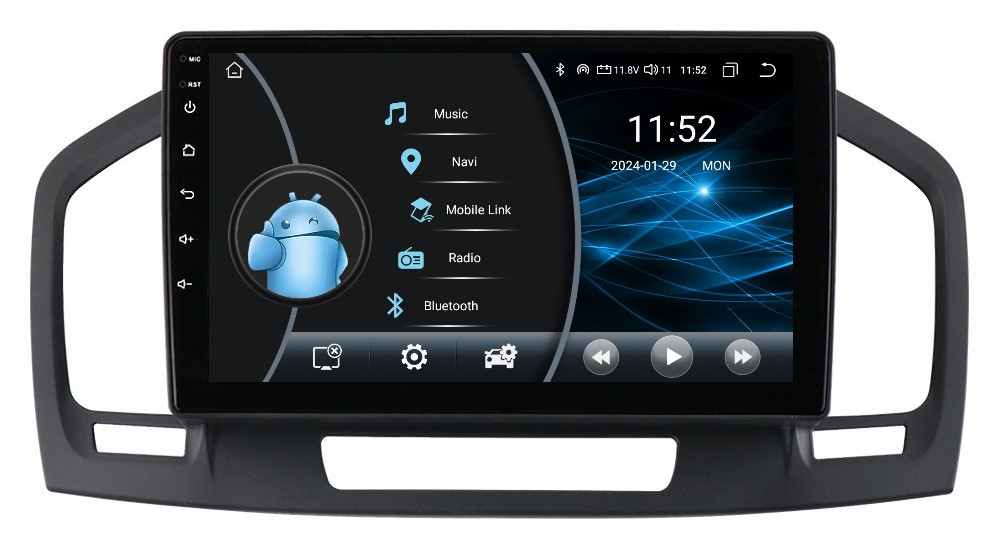 Radio 2DIN Navigace Android Opel Insignia A 2/32 Gb Dsp Carplay Lte