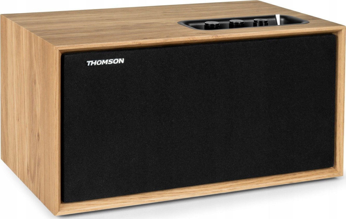 Thomson Dřevěný reproduktor Cosy Bluetooth Usb Aux-in 100W