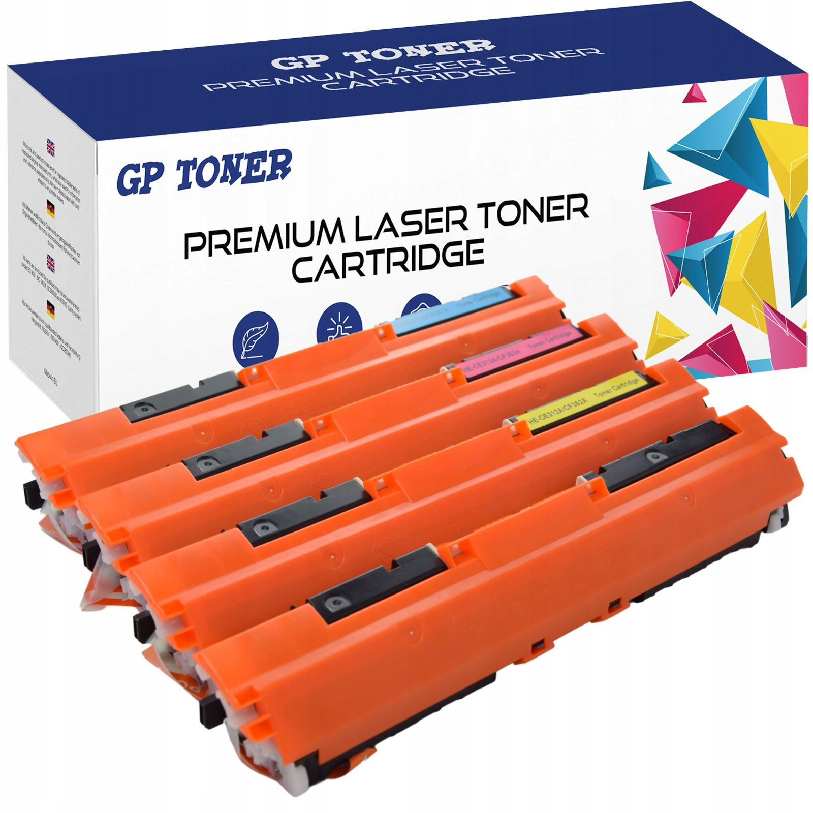 4x XXL toner pro Hp LaserJet CP1025 Color CP1025NW M275 CE310A CE311A CE312A
