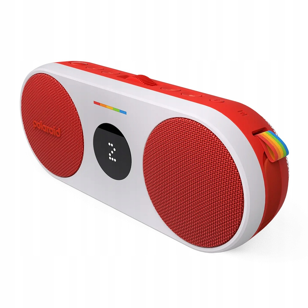 Polaroid P2 bezdrátový reproduktor 20W red/white Vaše Hudba, Retro Styl!
