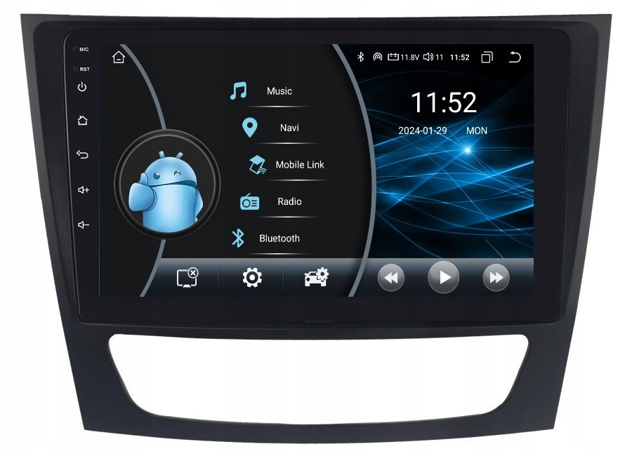 Radio 2DIN Navigace Android Mercedes Benz G W463 2/32 Gb Dsp Carplay Lte