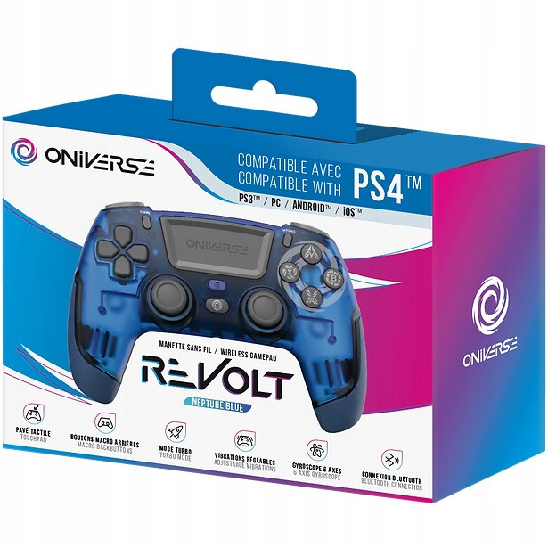 Bezdrátový ovladač, gamepad, ovladač pro PS4, PS3, Pc, telefon, Oniverse