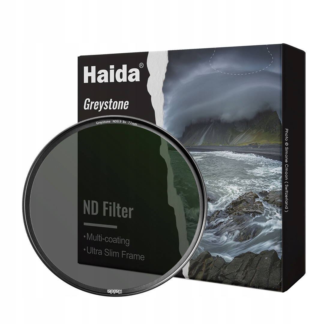 Šedý filtr Haida Greystone MC ND1000 (ND3.0) 77mm