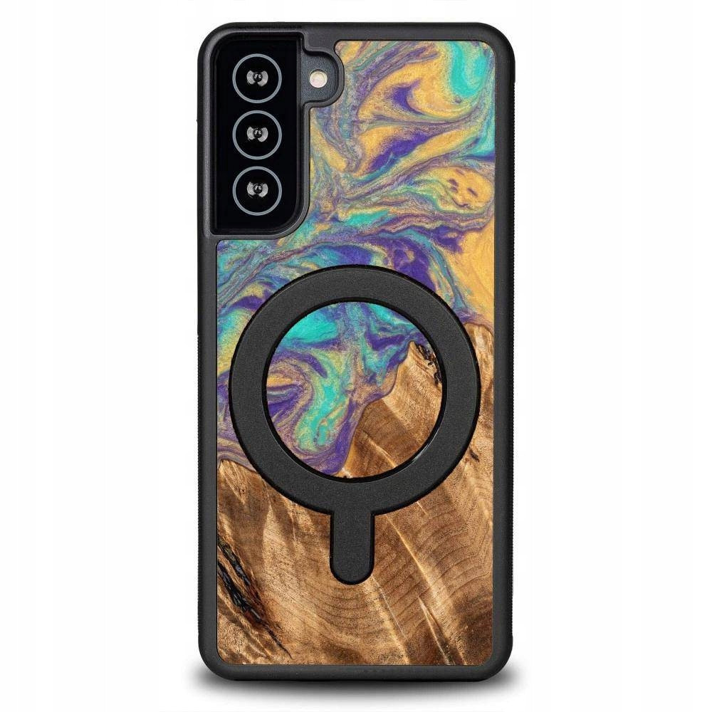 Pouzdro Bewood pro Magsafe Merkur Ze Dřeva A Pryskyřice Na Samsung Galaxy S21 Fe