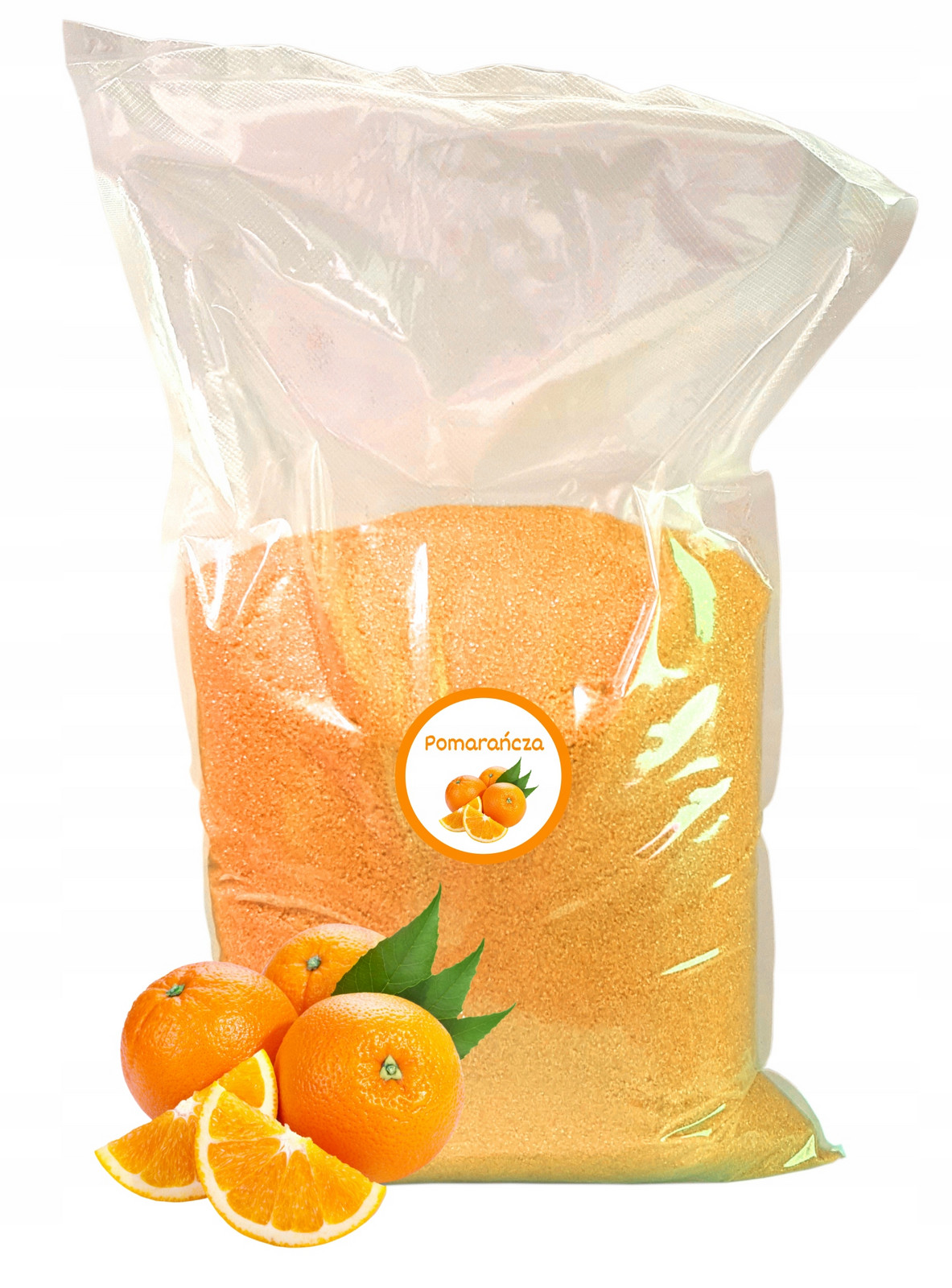 Cukr 5kg Na Cukrovou Vatu Oranžová Barevná