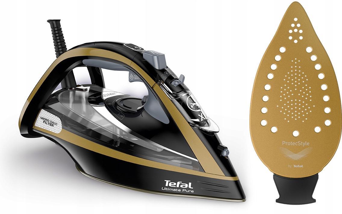 Žehlička Tefal Ultimate Pure FV9865 3000 W silná 250g/min Anti-Drip