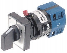 PŘELO-K1/3A Otočný spínač 1 sekce 3 polohy On-off-on