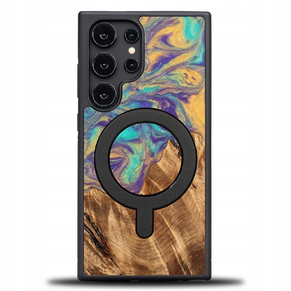 Pouzdro Bewood pro Magsafe Merkur Ze Dřeva /Pryskyřice Na Samsung Galaxy S24 Ultra