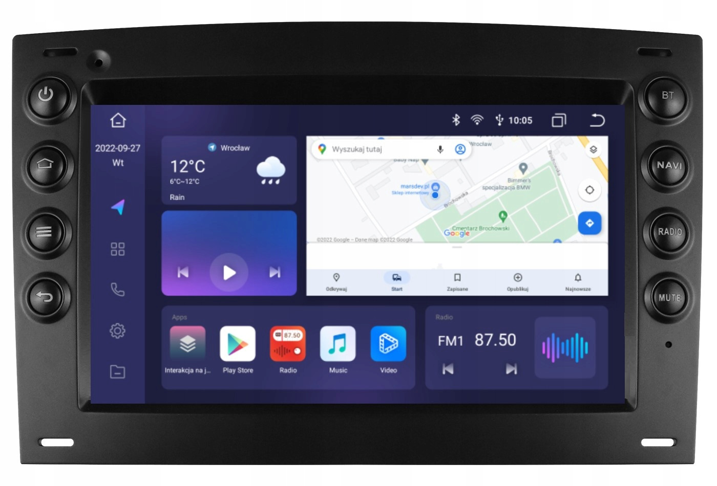 Rádio 2DIN Navigace Android Renault Megane 2 II 3/32 Gb Dsp Carplay Lte