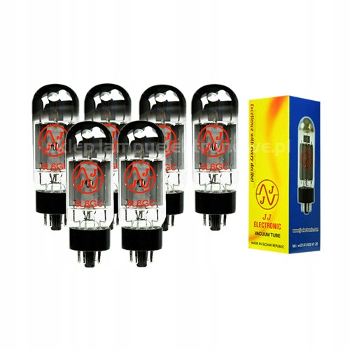 6L6GC JJ-Electronic 6 ks vybraný sextet