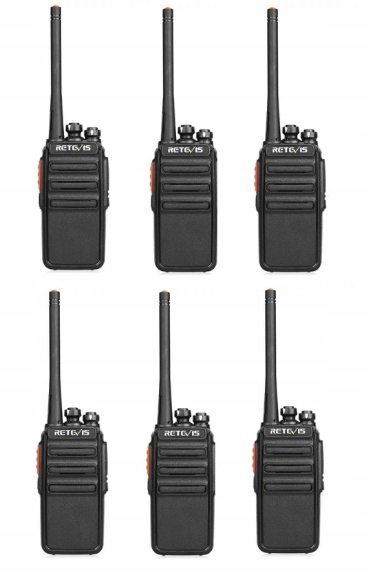 Krátká vlnovka Retevis RT24 Walkie-talkie 6 Ks