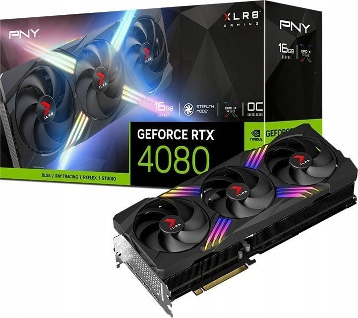 Grafická karta Pny GeForce Rtx 4080 XLR8 Verto Epic-X Rgb Oc 16GB GDDR6X