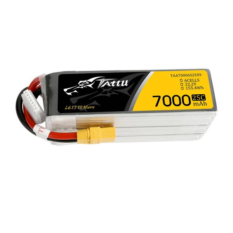 Tattu Akumulátor Baterie Lithium-polymerová 7000MAH 22,2V 25C 6S1P